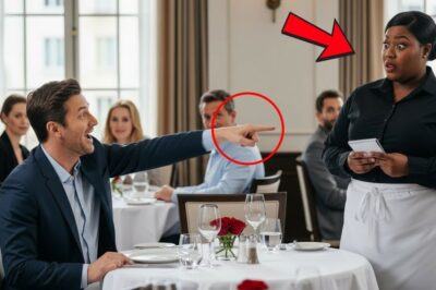 Billionaire humiliates BLACK OBESE waitress in German—seconds later she shuts him up before everyone