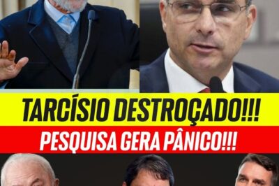 BOMBA! NOVA PESQUISA DESTROÇA TARCÍSIO E CRIA PÂNICO NA DIREITA! O FIM DO CANDIDATO DO MERCADO?
